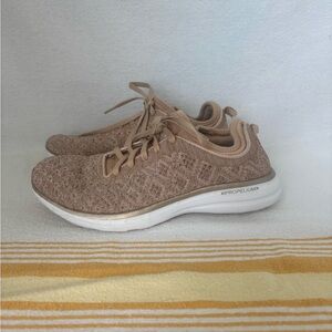APL rose gold Athletic Shoes with techloom phantom metallic
